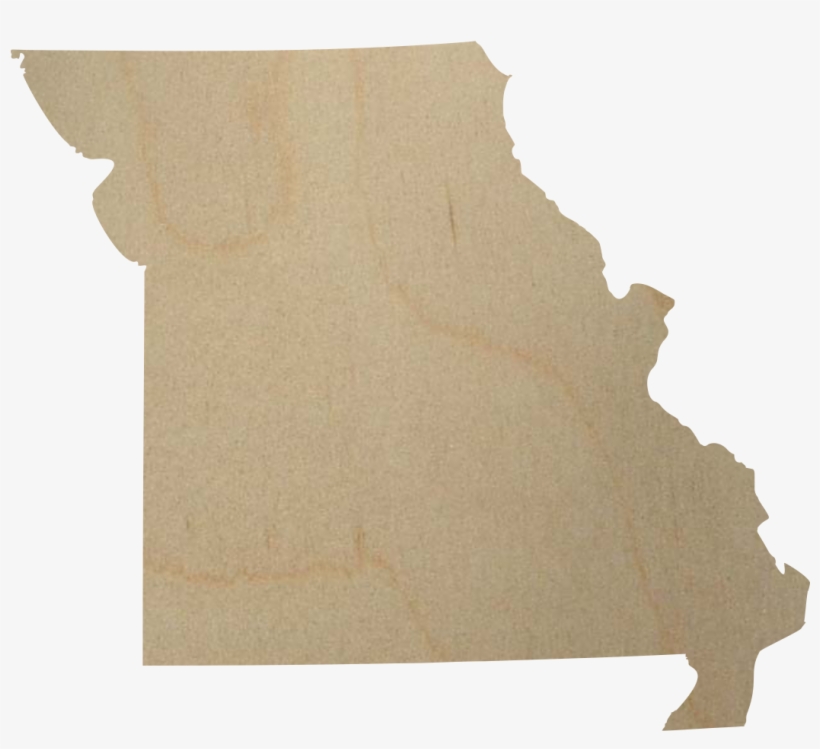 Missouri State Wood Cutout, transparent png download