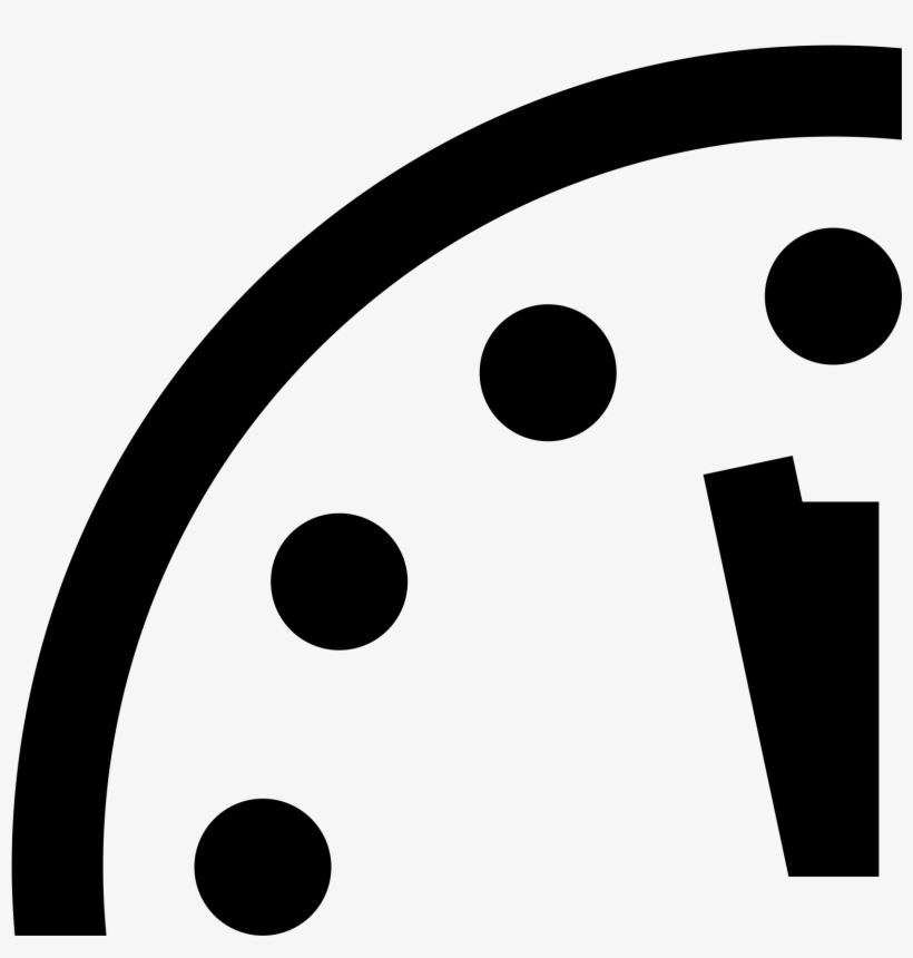 The Bulletin's Logo Of The Doomsday Clock, transparent png download