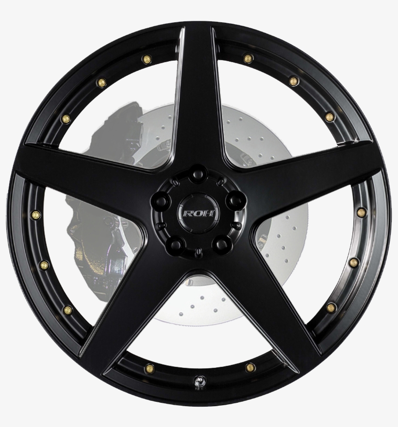 Blade Matt Black Gold Bolts, transparent png download