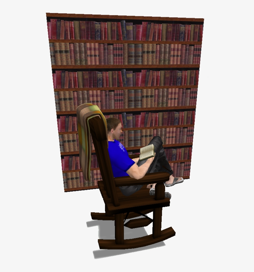 Man Reading A Book, transparent png download