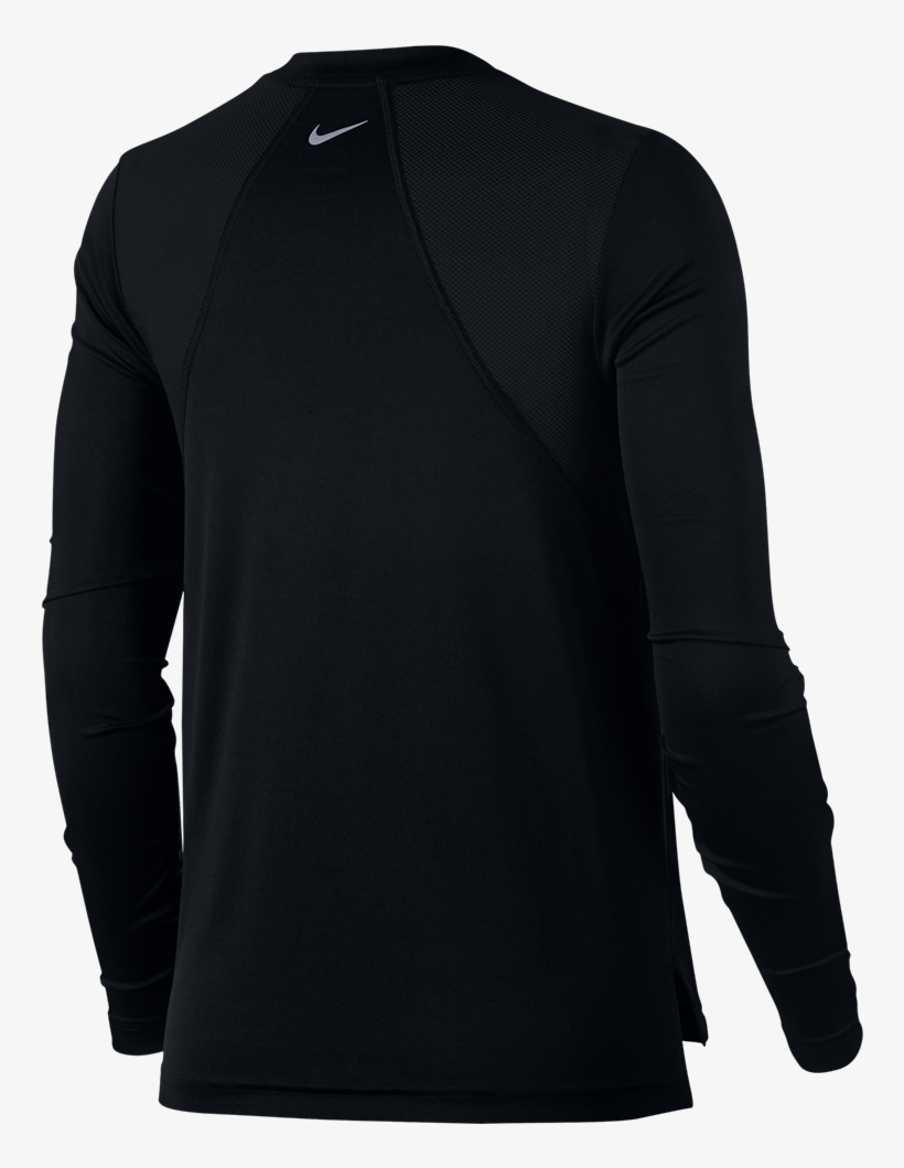 Nikedry Miler Top Ls Black, transparent png download