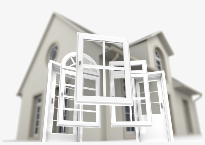 House With Door And Windows, transparent png download