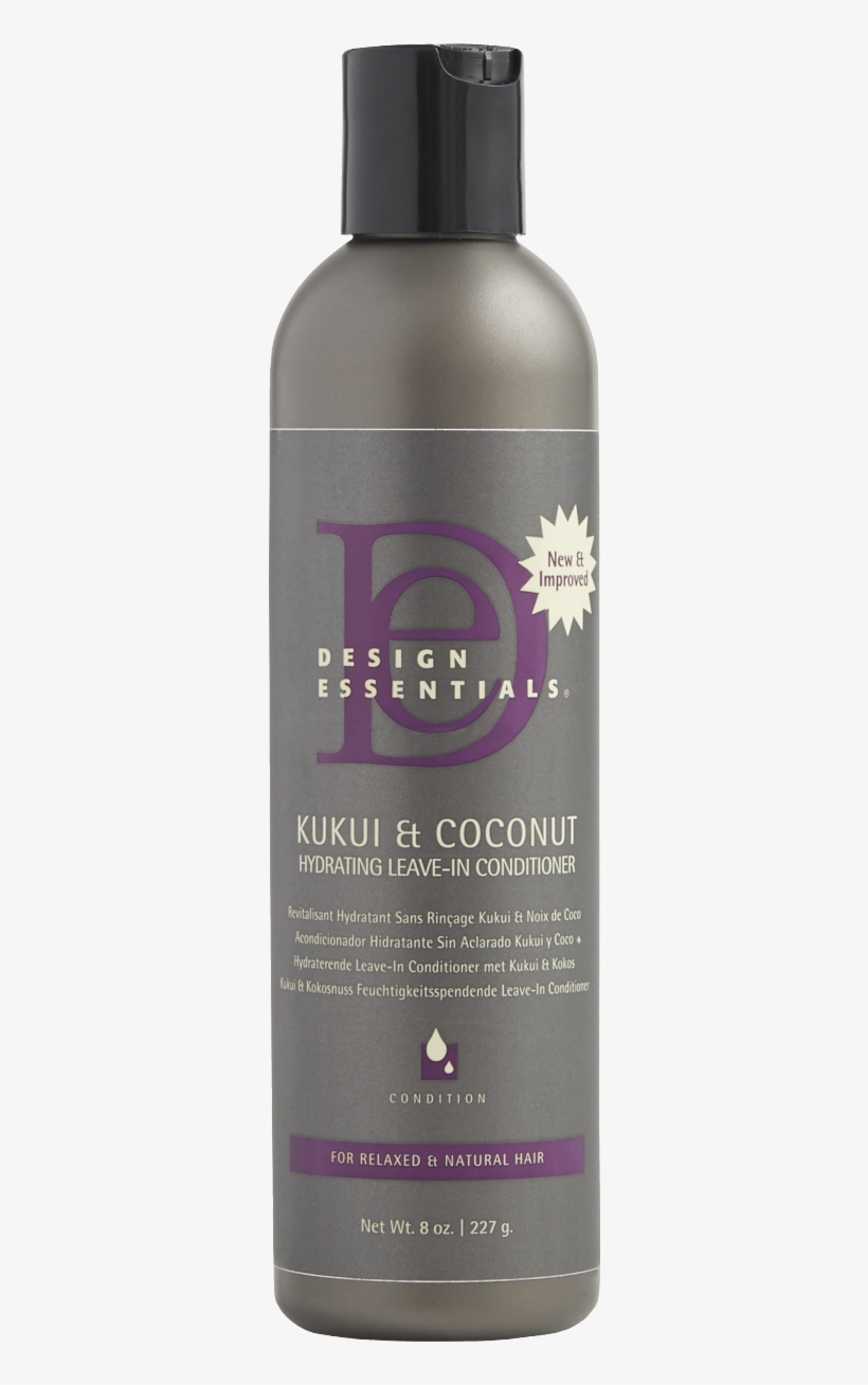 Design Essentials Kukui & Coconut Hydrating Leave-in, transparent png download