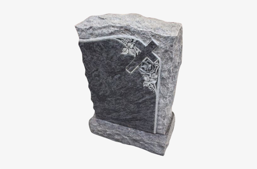 Bahama Blue Cemetery Monument Design Cross Deep Carved, transparent png download