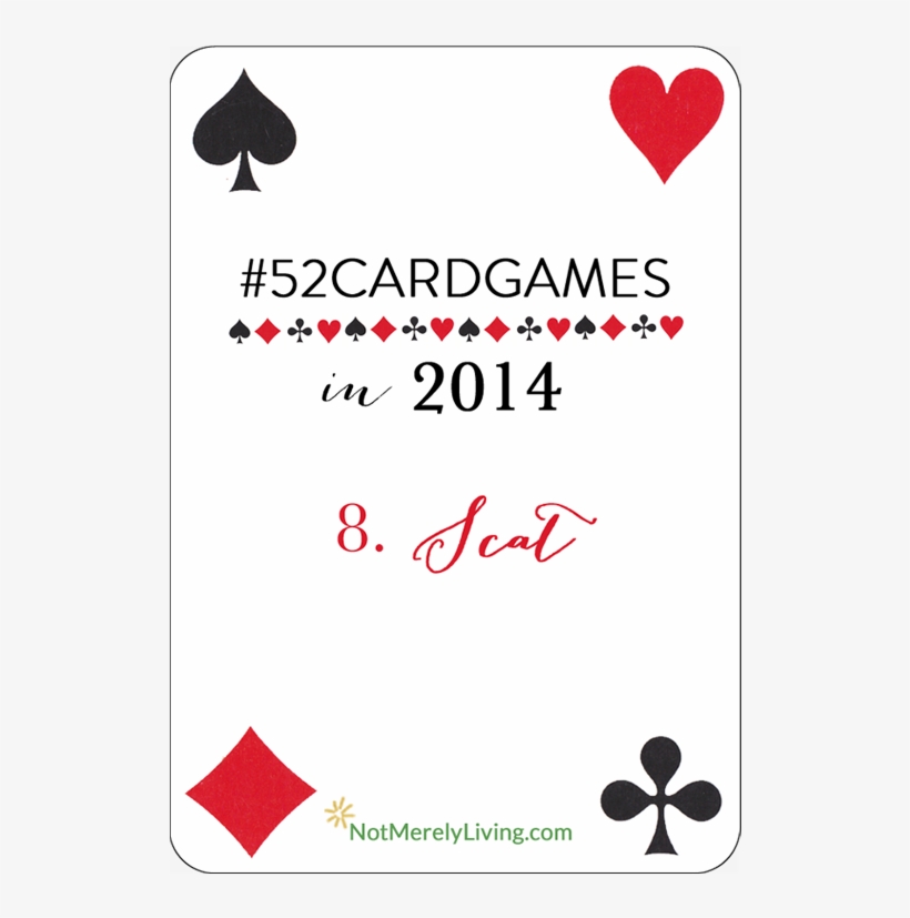52 Card Games Scat, transparent png download