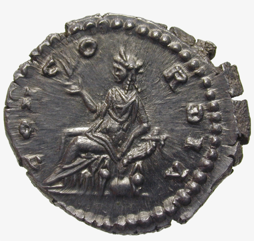 Roman Empire, Marcus Aurelius For Faustina Minor, Denarius, transparent png download