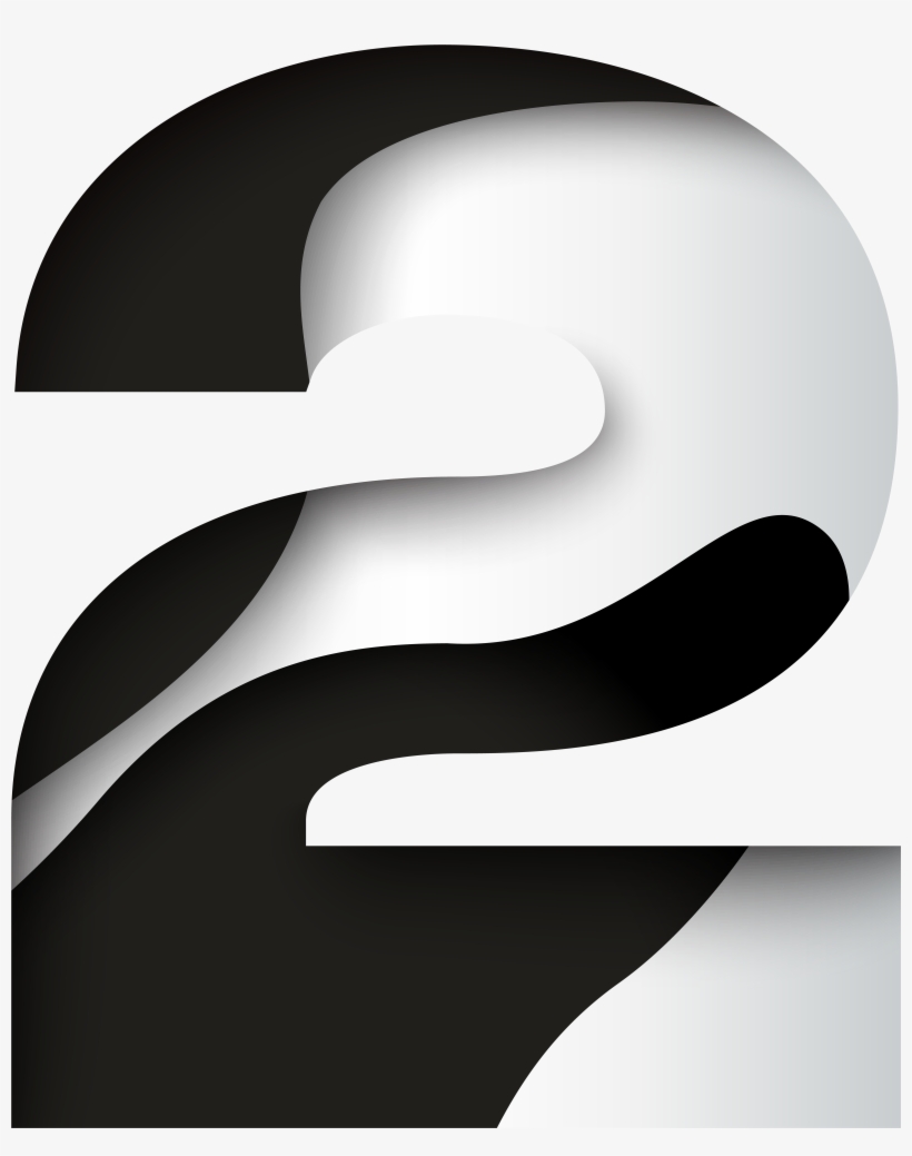 Number Two Png, transparent png download