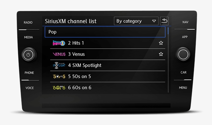 Channels As Part Of Siriusxm® Satellite Radio With, transparent png download