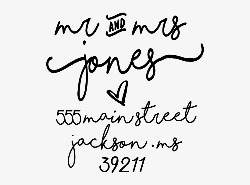 5" Square Wooden Handle Address Stamps Ruff Draft Papers, transparent png download