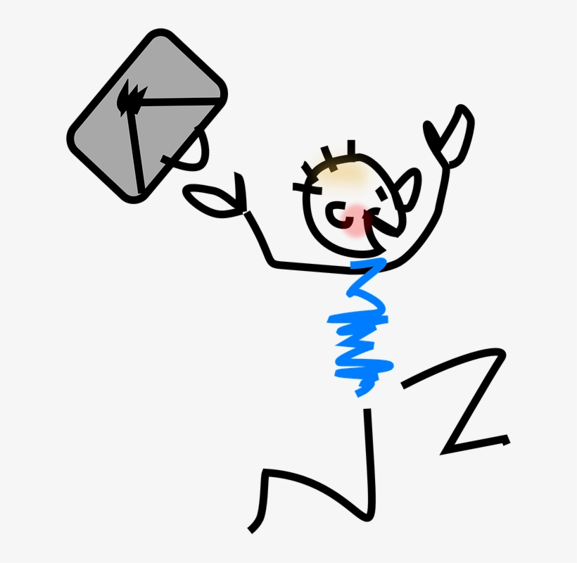 Postman Mailman Running Lette, transparent png download