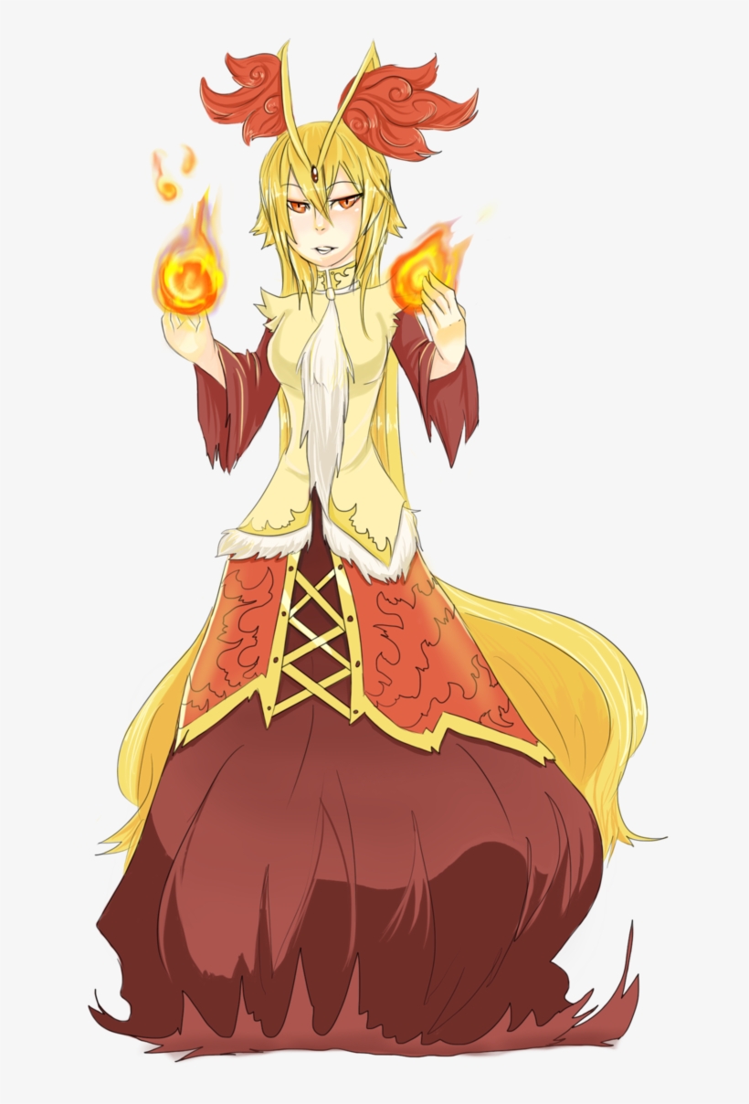 Delphox Gijinka By Yukiranine, transparent png download