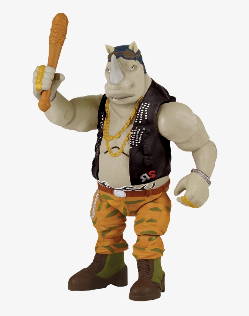 Rocksteady Deluxe Battle Sounds 6” Action Figure, transparent png download