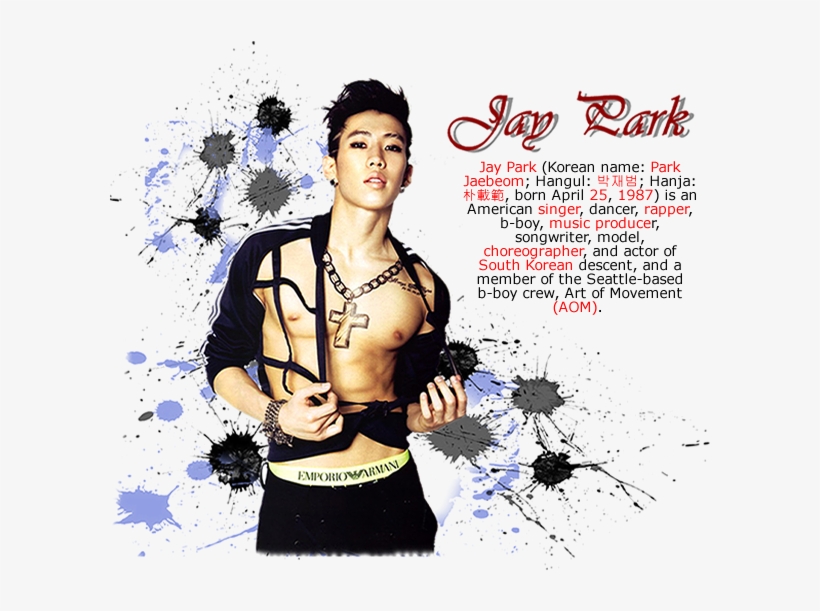 Jay Park Photoshoot, transparent png download