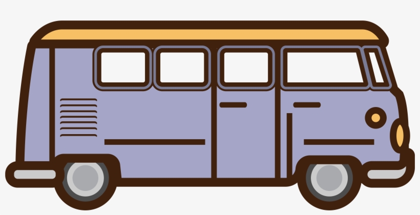 Autobus Transport Samochód Kreskówka Obraz Png I Wektor, transparent png download