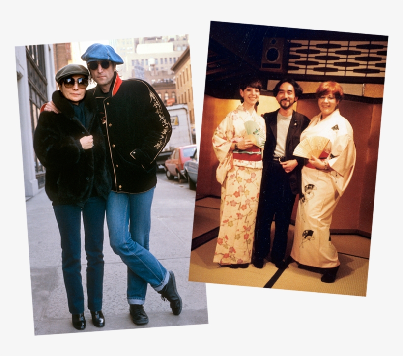 Left, John Lennon, In A Kansai Yamamoto Jacket, With - Yamamoto Jacket John Lennon, transparent png download