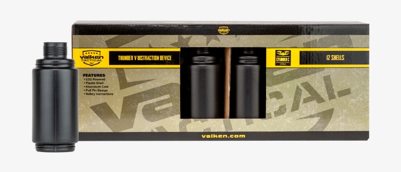 Valken Thunder V Grenade Shells, 12 Pack, Cylinder - Thunder-b, transparent png download