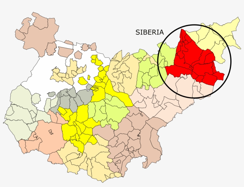 Siberia En El Mapa, transparent png download