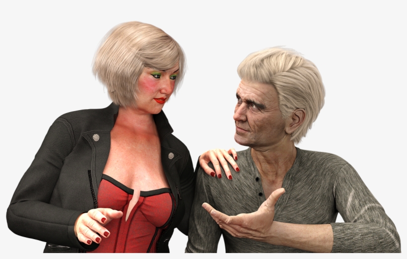 Grandparents Elderly Old Age - Girl, transparent png download