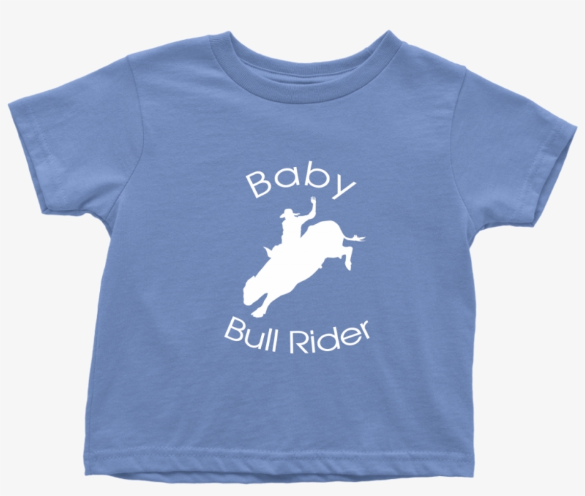 Baby Bull Rider Toddler T-shirt - Baby Bull Ride, transparent png download