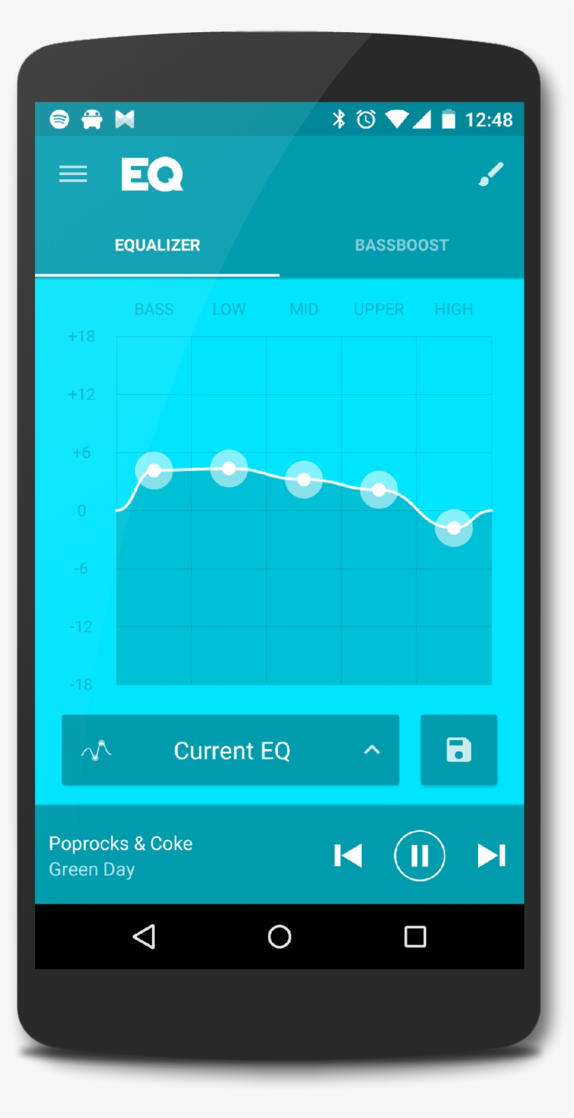 Music Player Equalizer - Smartphone, transparent png download