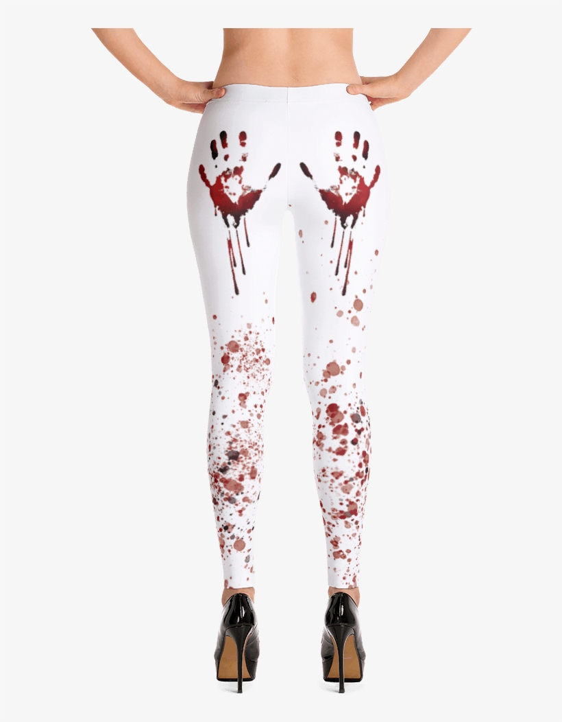 Bloody Hands Funky Leggings - Burberry Leggings, transparent png download