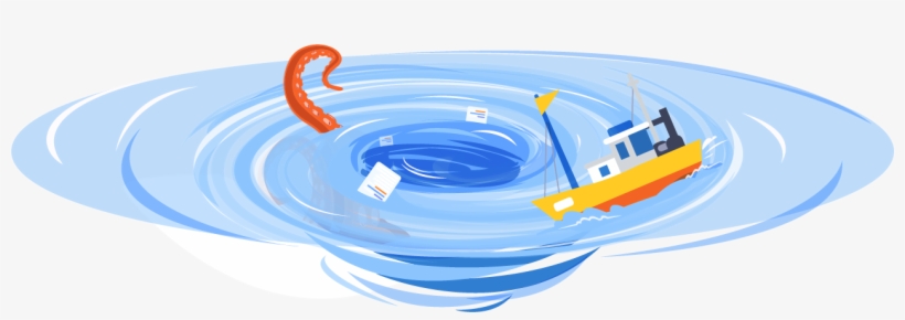 Avoid The Whirlpool Of Data Chaos - Illustration, transparent png download