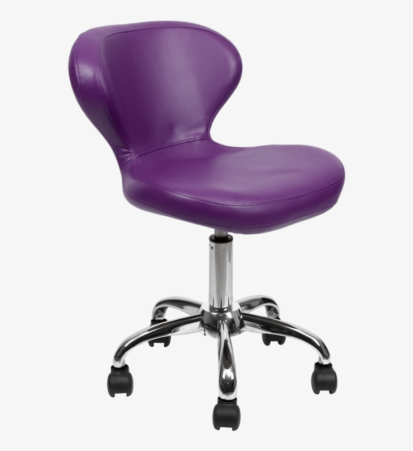 Pedi Stool Royal Purple Staff Chair - Pedi Stool, transparent png download