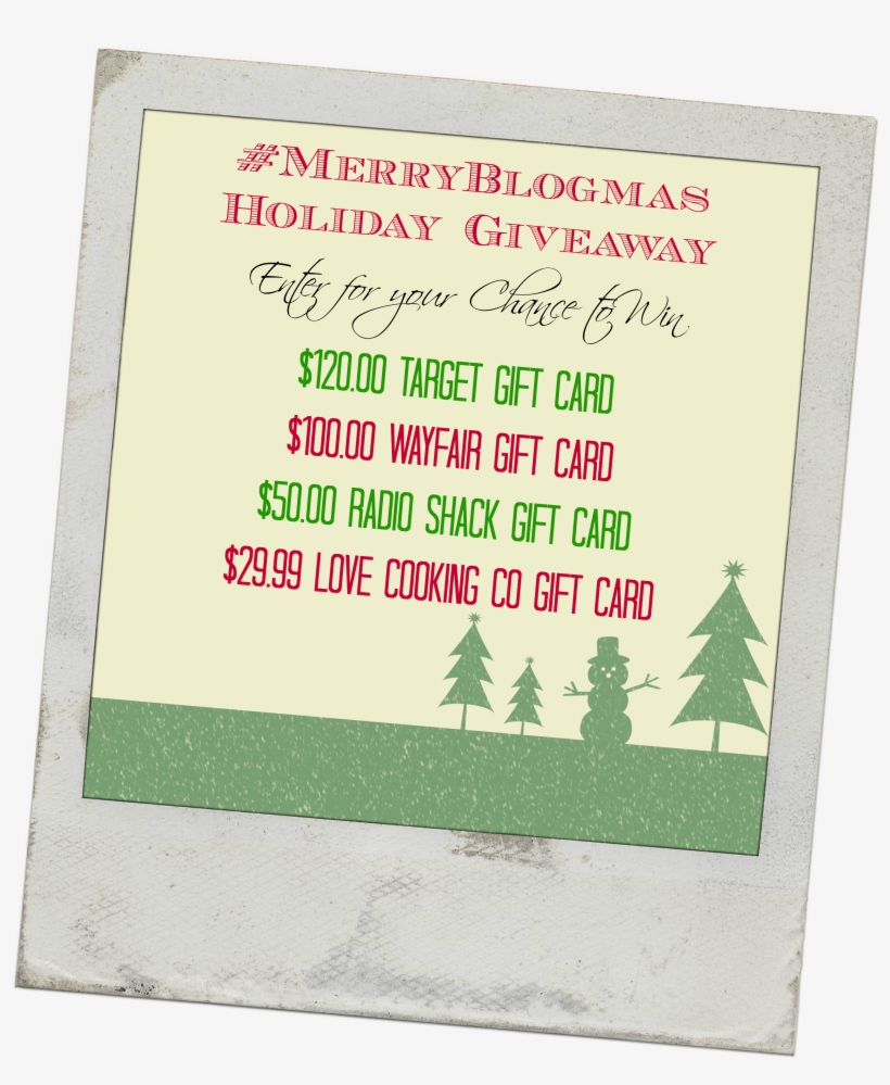 #merryblogmas Giveaway 2014 - Christmas Tree, transparent png download