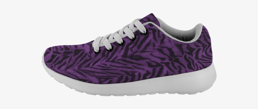 Matsu Royal Purple Bengal Tiger Striped Unisex Running - Sneakers, transparent png download