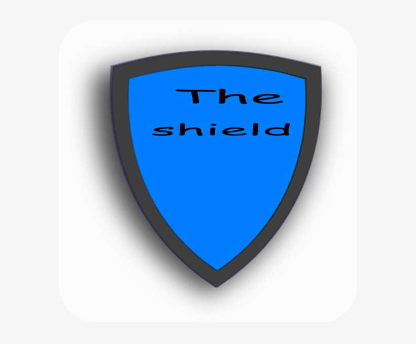Blue Security Shield Svg Clip Arts 588 X 598 Px, transparent png download