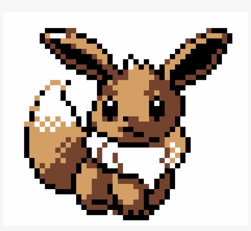 Minecraft Pokemon Pixel Art Eevee