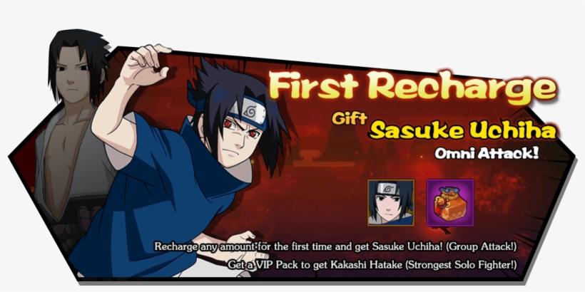 First Recharge Event - Sasuke Chidori, transparent png download