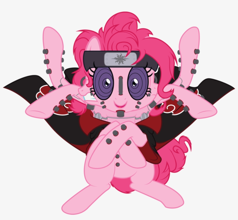 Pinkie Pie Kakashi Hatake Pain Pony Pink Red Cartoon - Asura Pain, transparent png download