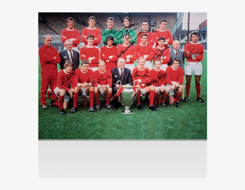 Zoom - Manchester United European Trophies, transparent png download