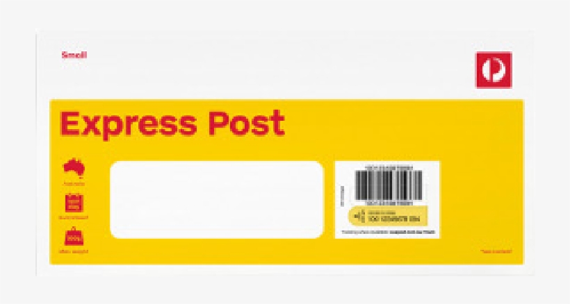 Express Post Small Envelope, transparent png download