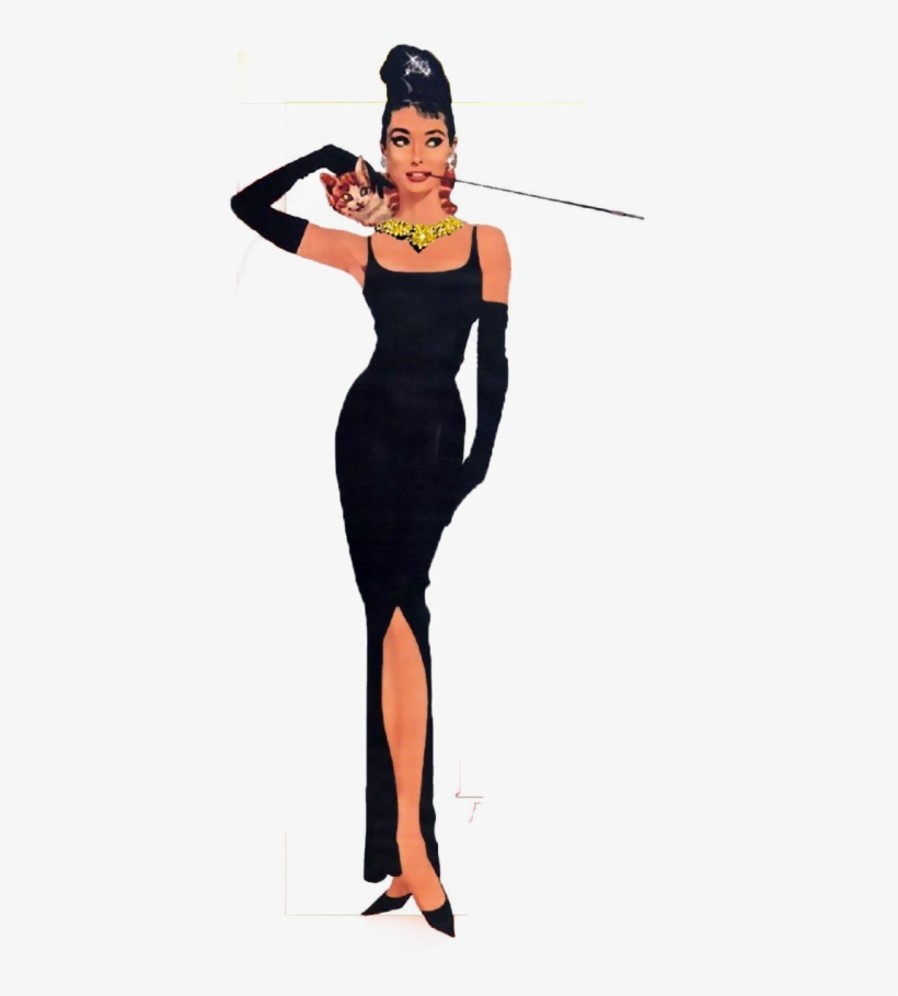 Audrey Hepburn Png By Paradis - Audrey Hepburn Dress In Breakfast At Tiffany's, transparent png download
