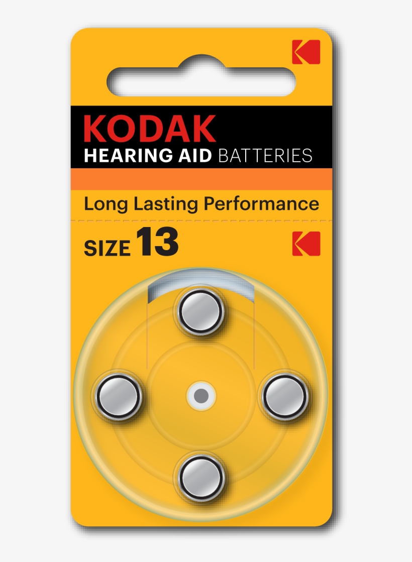Kodak Hearing Aid Battery - Circle, transparent png download