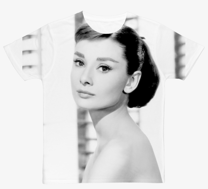 Audrey Hepburn ﻿classic Sublimation Adult T-shirt - Age Did Audrey Hepburn Die, transparent png download