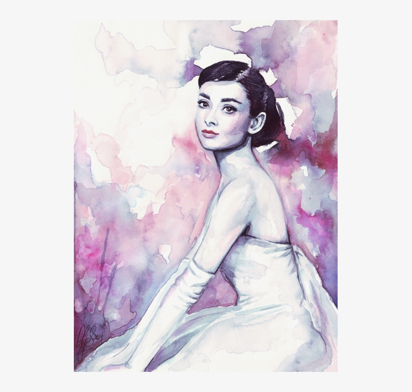 Click And Drag To Re-position The Image, If Desired - Watercolor Paintings Of Women, transparent png download