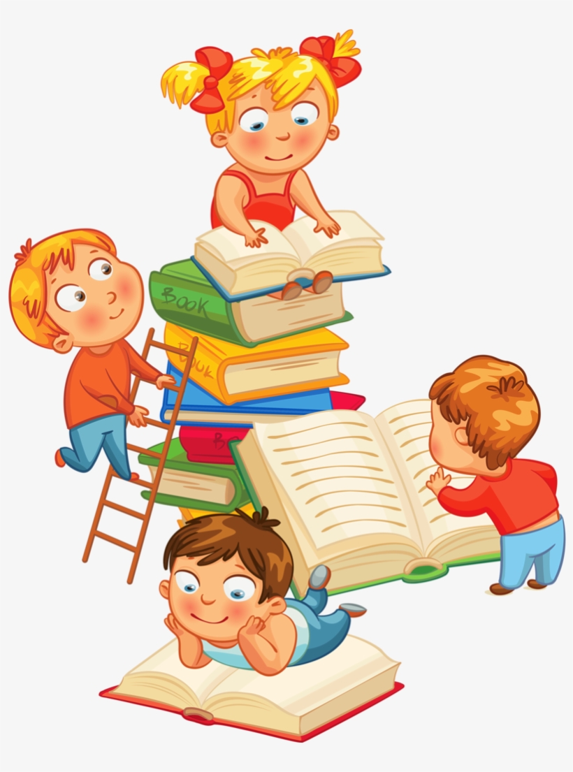 Фото, Автор Soloveika На Яндекс - Children And Books Clipart, transparent png download