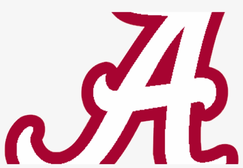 Logo University Of Alabama Crimson Tide White A Red - Alabama Crimson Tide Logo Transparent, transparent png download