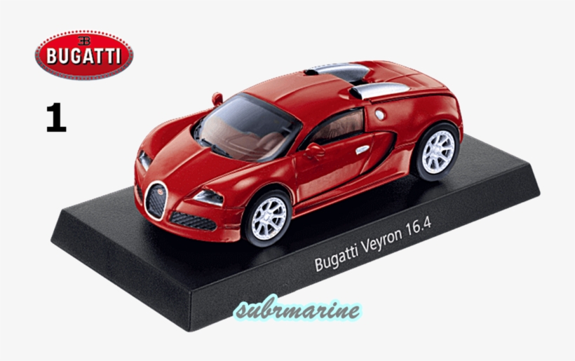 World Hyper Car Collection 1/64 Diecast Models Bugatti - Bugatti Veyron, transparent png download