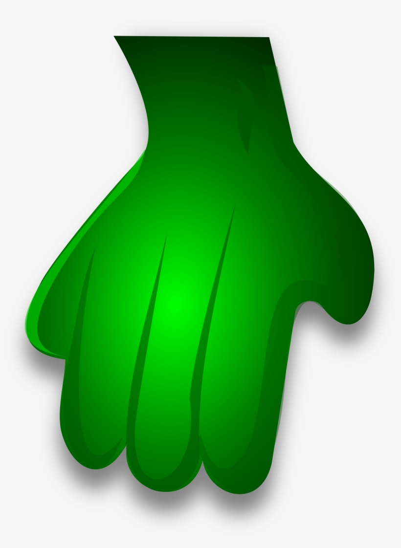 This Free Icons Png Design Of Green Monster Hand 2, transparent png download