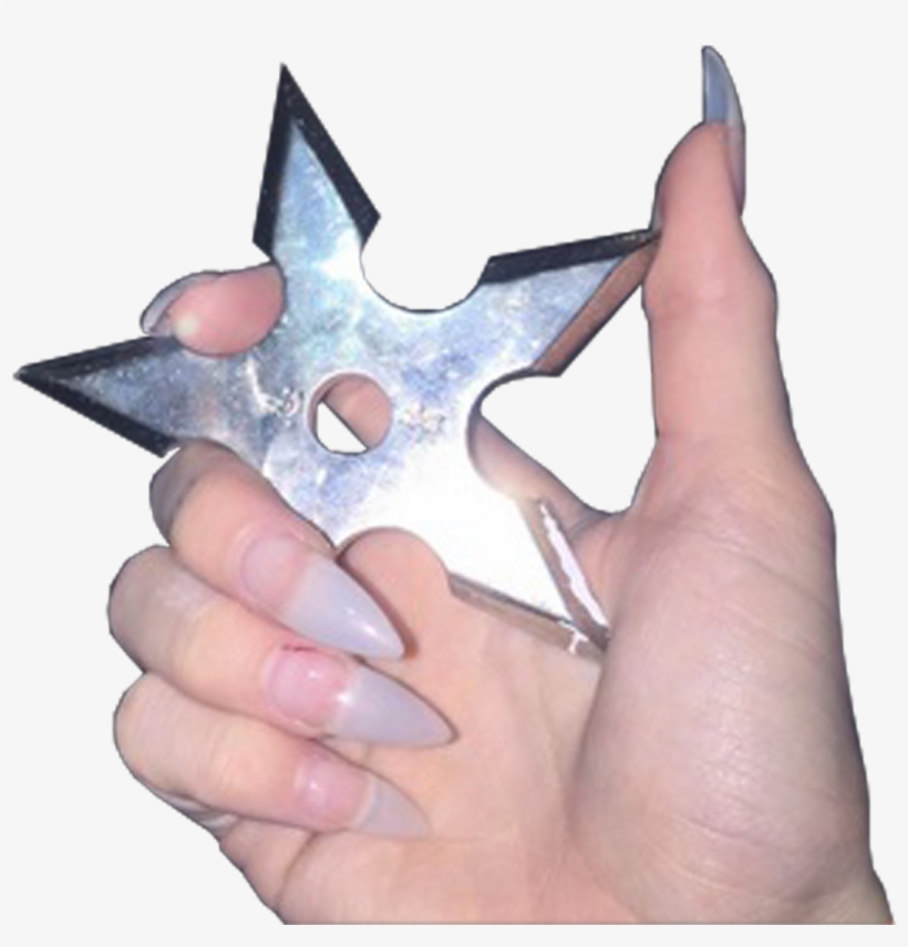 Cream Hand Baddie Ninja Star Polyvore Moodboard Filler - Nipper, transparent png download
