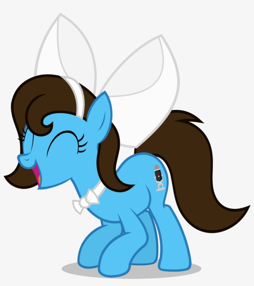 Artist Egstudios Blue Fur Bow Cutie - Cartoon, transparent png download