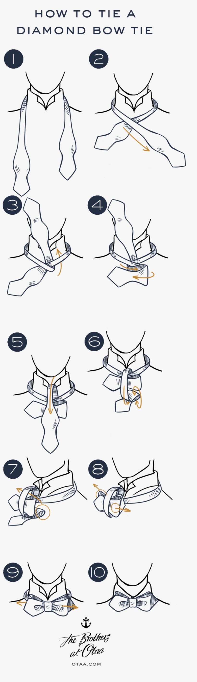 How To Tie A Diamond Bow Tie - Cartoon, transparent png download
