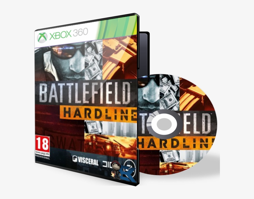 Battlefield Hardline Xbox - Battlefield Hardline Xbox 360 Cover, transparent png download