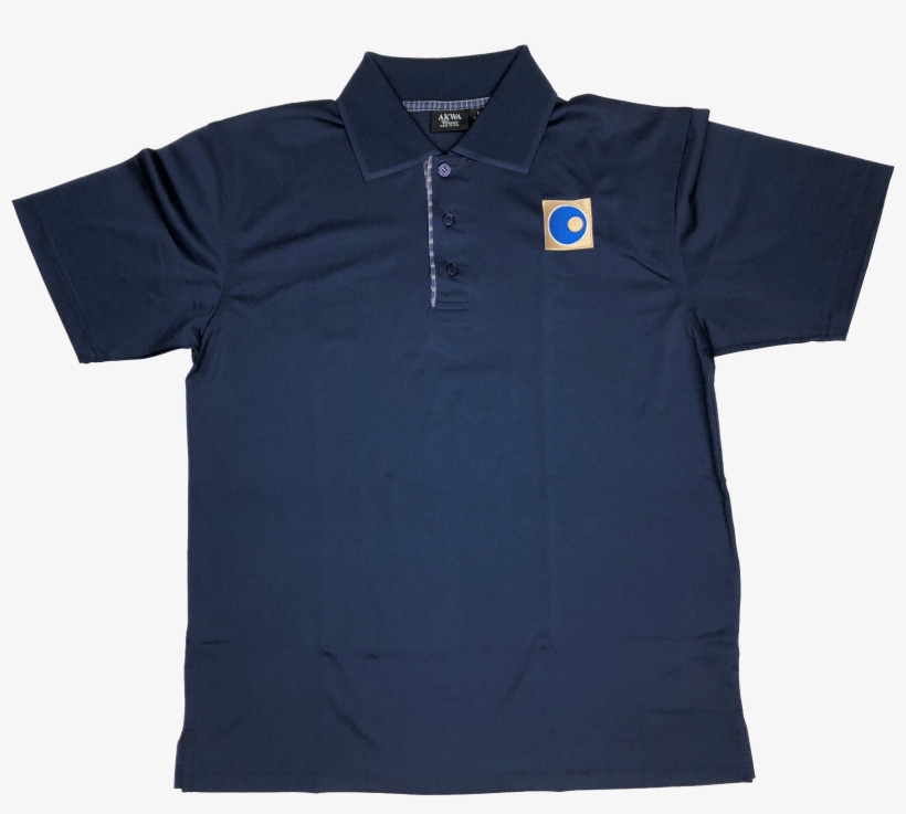 Navy Polo Shirt - T-shirt, transparent png download
