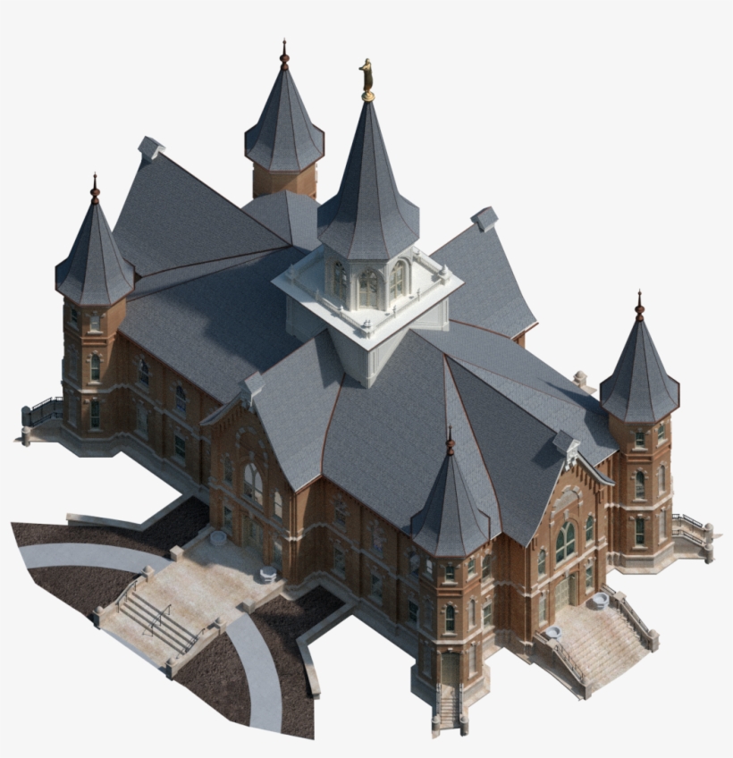 Cedar City Temple Open House - Castle, transparent png download