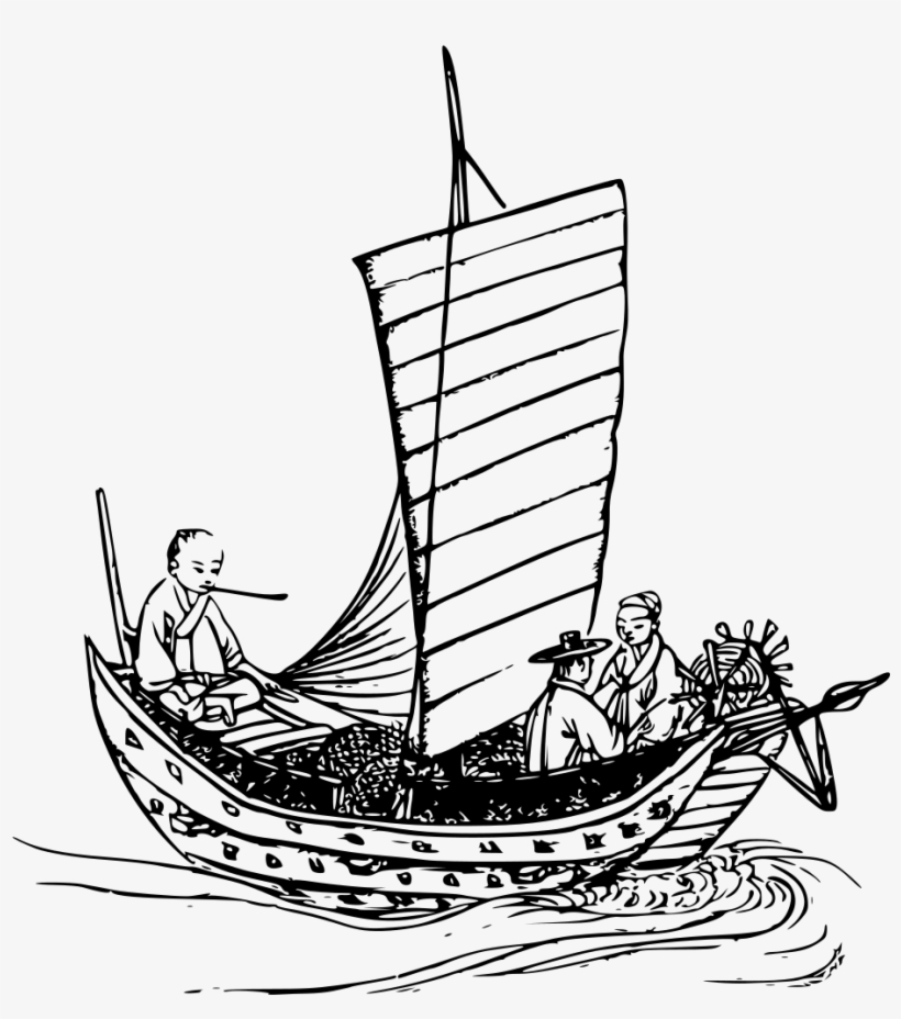 Boat - Korean Sailboat, transparent png download